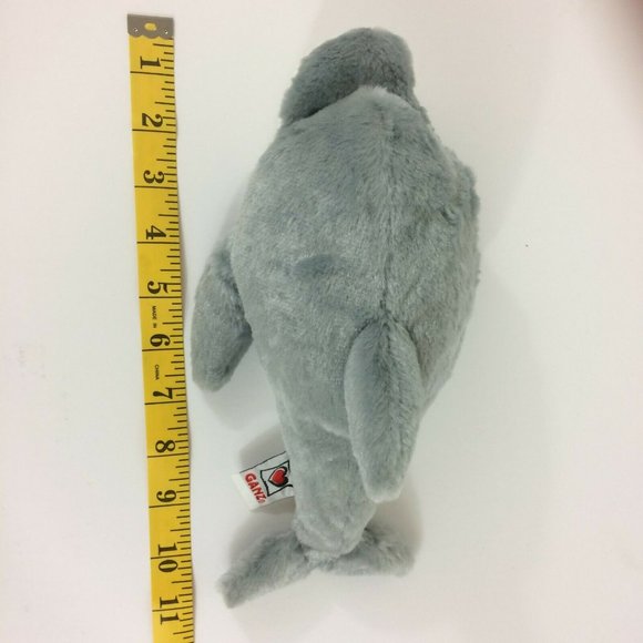 Ganz Webkinz Bottlenose Dolphin Plush HM220 Gray Stuffed Animal 11" Toy NO Code - Picture 11 of 11